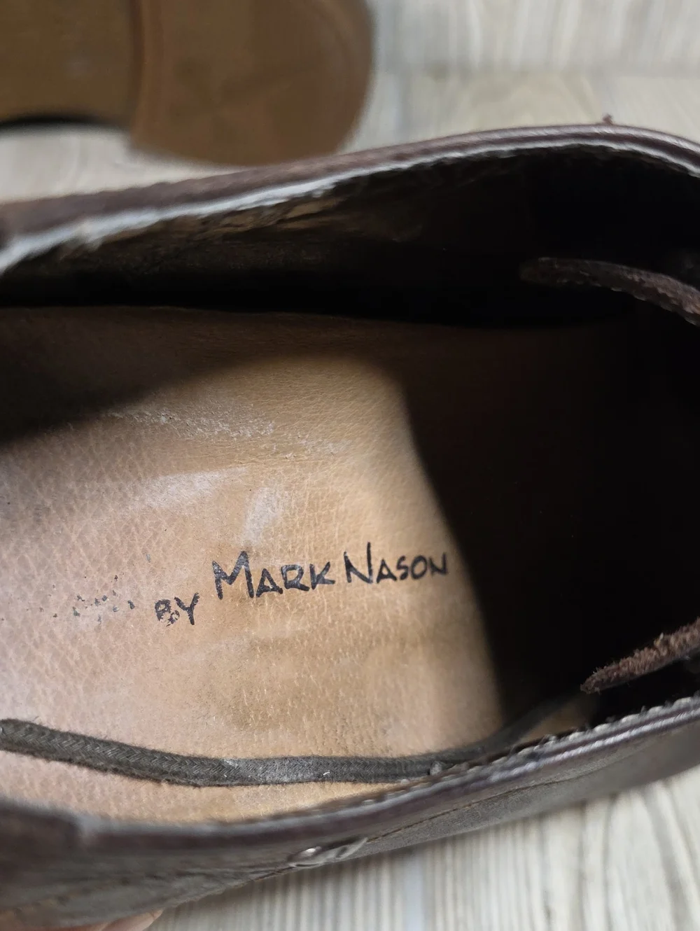 Mark Nason Lounge Vallejo 71965 Oxford Wingtip Leather Shoes Mens Size 10